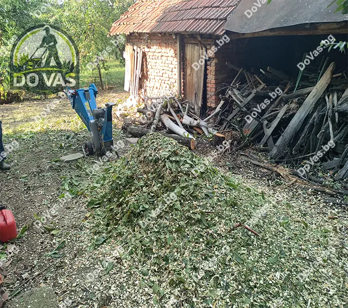 Раздробяване на клони след